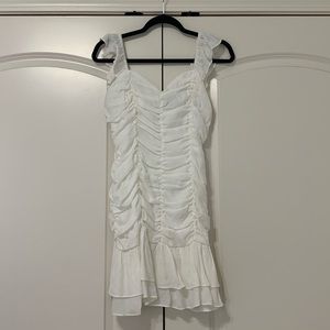 DO+BE White Cinched Dress
